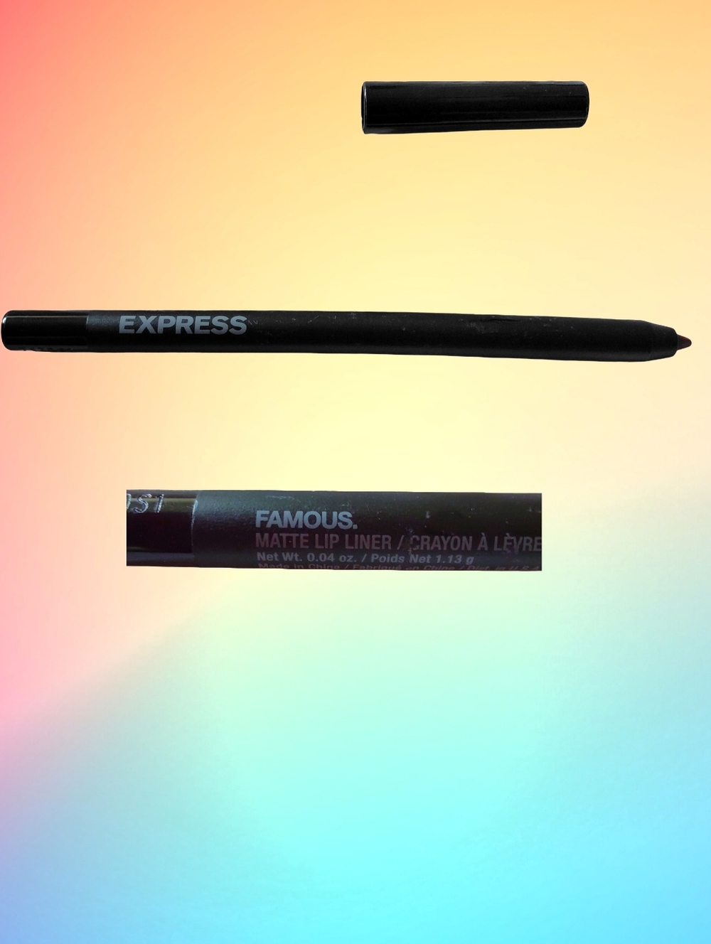 Two EXPRESS Lip Liners: Famous & Cheeky